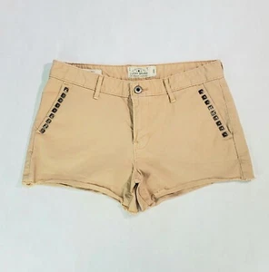 Lucky Brand pantaloncino donna Siena chino elasticizzato kaki invecchiato beige marrone 2/26 - Foto 1 di 10
