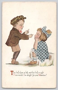 Postcard Cobb Shinn Children humor Would I Be Alright For Your Valentine  - Bild 1 von 3