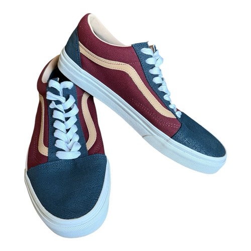 Scarpe casual Vans unisex fuori muro Oldol Sko bluy navyone marron t M0
