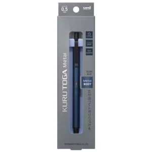 Uni Kuru Toga Metal Mechanical Pencil 0.5mm M5KH1P.10 Silent Blue Japan New - Picture 1 of 7