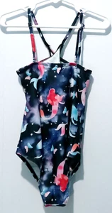 Toddler Girls' Mermaid One Piece Swimsuit Size Large 5/6 - Picture 1 of 8