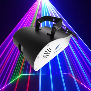 1.5W RGB DMX Full Color ILDA Animation Laser Light DJ Stage Effect 1500mW KTV - Picture 1 of 4