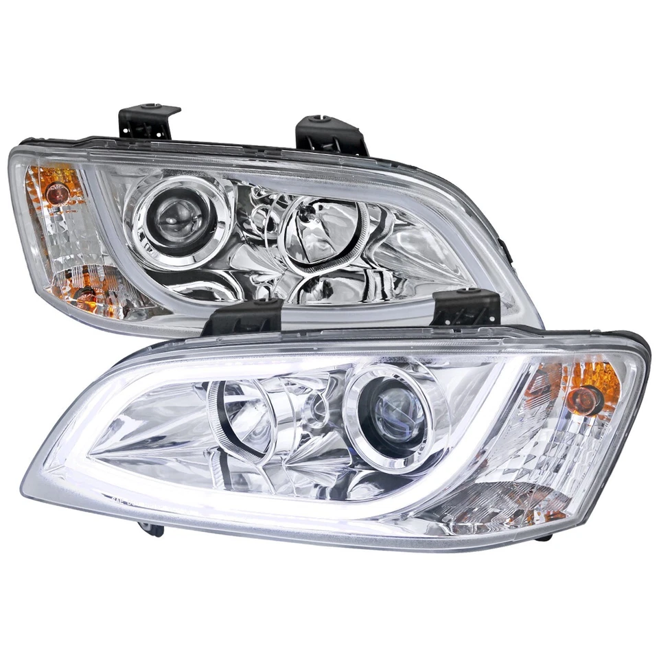 08-09 Pontiac G8 Proyector Faros Cromo Lente Transparente con LED DRL Foto 1 de 4