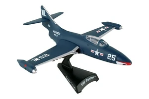 SELLO POSTAL (PS5393-2) USMC F-9F ""MODELO DE METAL DIECAST A ESCALA 1:100 PANTERA - Imagen 1 de 1