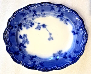 Ridgway Lugano English Flow Blue china 9" porcelain platter Excellent Condition - Picture 1 of 14