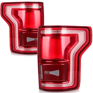 For 2015-2017 Ford F150 F-150 Full LED Rear Taillights Assembly Pair - Picture 1 of 10