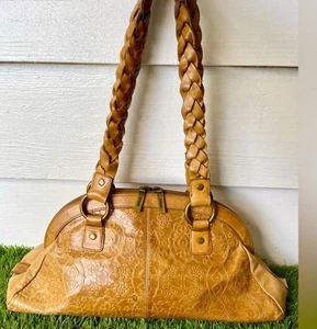 Hobo International Bag Purse Leather Braided Strap Tan Boho Women's Medium - Picture 1 of 13