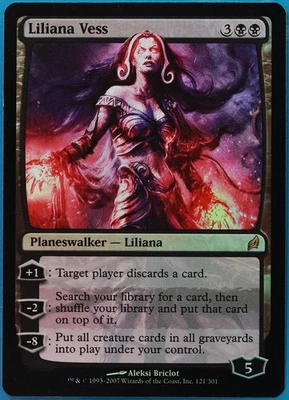 Liliana Vess FOIL Lorwyn PLD Black Rare MAGIC MTG CARD (ID# 460481) ABUGames - Image 1 of 2
