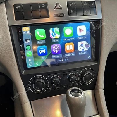 Radio estéreo de coche Carplay 2+64 GB para Mercedes Benz Clase C W203 CLK W209 GPS Navegación Foto 1 de 4