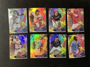 2025 Topps Series 1 Stars Of MLB 8 card Lot SHOHEI OHTANI DYLAN CREWS RC ROOKIE - Picture 1 of 2
