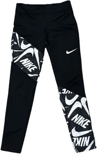 Nike Trophy Jr Girls Size Medium Leggings Black - Picture 1 of 5