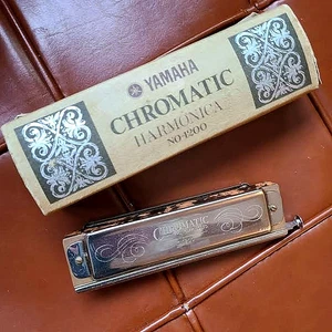 Yamaha Chromatische Mundharmonika Nr 1200 Tonart C Japan Vintage - Bild 1 von 17