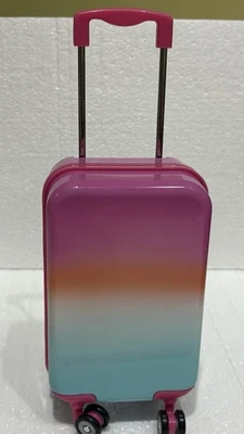 American Girl rainbow travel luggage suitcase case for 18" dolls - Image 1 of 4