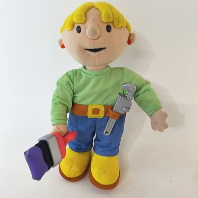 Vintage 2001 Hasbro Bob the Builder Wendy Painter 14" Plush Talking Toy Tested  - Image 1 of 4