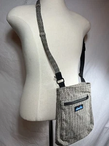 Kavu Keeper Umhängetasche mehrfarbig Hereing Druck Riemen 11" x 8,5" LESEN - Bild 1 von 7