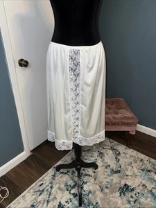 Vintage Perfectform Women’s Lace Picture Frame Half Slip 2X Plus Size - Picture 1 of 8
