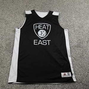 Heat Jersey Mens L Black White East West Reversible 44 Basketball Brooklyn Nets - Picture 1 of 16