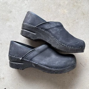 Sanita Danish Clogs Women's Blue Work Nursing Shoes Slip Ons Size EU 38 US 8 - Picture 1 of 10