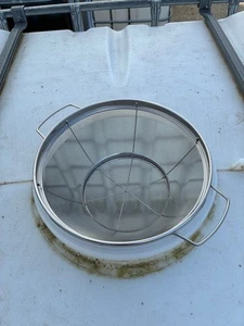IBC Deckel Filter DN 225 Feinmaschiger Edelstahl Sieb als Laub- und Schmutzfang - Bild 1 von 8