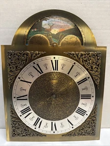 Emperor AUTHENTIC GRANDFATHER CLOCK MOVEMENT FACE PLATE Deer - Picture 1 of 10