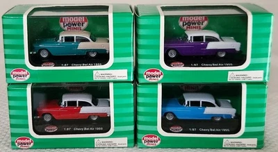 1955 Chevy Bel Air Lot of 4 1:87 HO Diecast Free Shipping! - Image 1 of 2