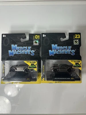 Muscle Machines CHASE Pair 2020 Mustang Shelby GT 500 & ‘93 SVT Cobra - Image 1 of 4