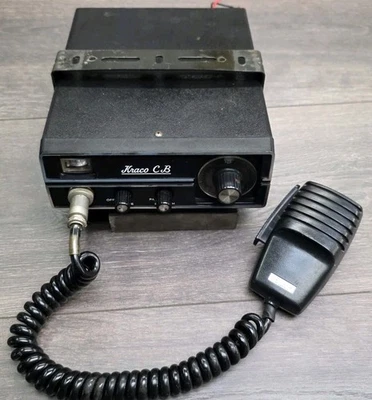 Vintage Kraco 39 Chanel Mobile CB Radio KCB 4010 Mopar CB Japan KCB-4010 W/ Mic - Image 1 of 4