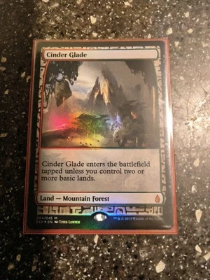 1x Cinder Glade - Zendikar Expeditions NM MTG Magic the Gathering - 2 Available  - Image 1 of 2