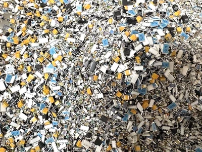 5 lbs Scrap surface mount Capacitors Resistors Palladium Silver Gold Recovery - Image 1 of 4