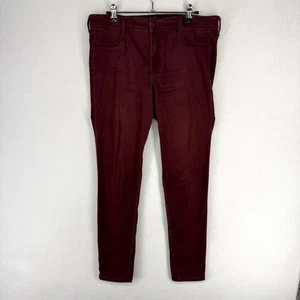 Hollister Jegging tiro alto granate/púrpura para mujer talla 11 W30 - Imagen 1 de 11