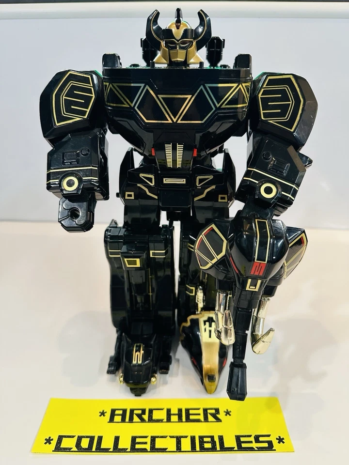 MMPR 1991 Bandai - MEGAZORD Black & Gold Limited Edition - Almost Complete - Image 1 of 4