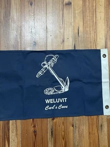 Bandera Náutica Marítima De Colección WELUVIT CARL’S COVE *Bandera Ancla 23"x13" - Imagen 1 de 2