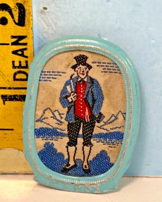 Vintage TIROI Cloth Highway Man  Pinback Button 1-5/8" Foto 1 de 4