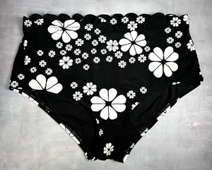 Pantalón de baño Kate Spade New York para mujer blanco y negro floral talla XL 0194 - Imagen 1 de 5