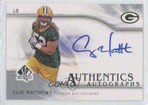 2009 SP Authentic Authentics Auto Clay Matthews #SP-CM Rookie Auto RC
