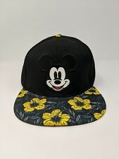 Brand New With Tags Disney Mickie Mouse Floral Snapback Hat Cap