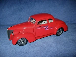 1939 CHEVROLET CHEVY COUPE SHYNE RODZ CUSTOM 1:18 OPENING HOOD DOORS & TRUNK - Picture 1 of 10