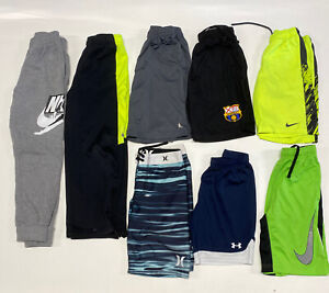 Lot Of Boys Clothes Youth Size M Shorts Sweats Pants Nike Under Armour More