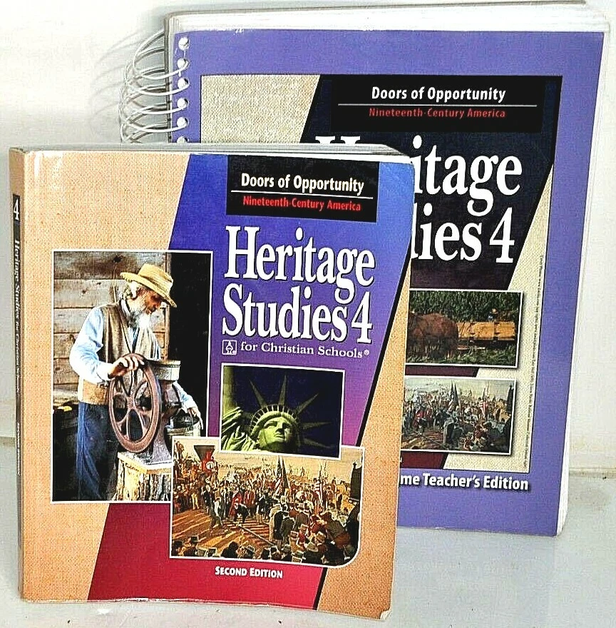 BJU Heritage Studies 4 Student Textbook & Homeschool Teachers & Text Set 2nd Ed - Image 1 of 1