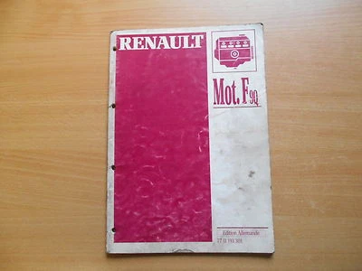 Renault Megane (XA08, XA0N) Werkstatthandbuch Motor F9Q Ausgabe 1997 - Bild 1 von 4