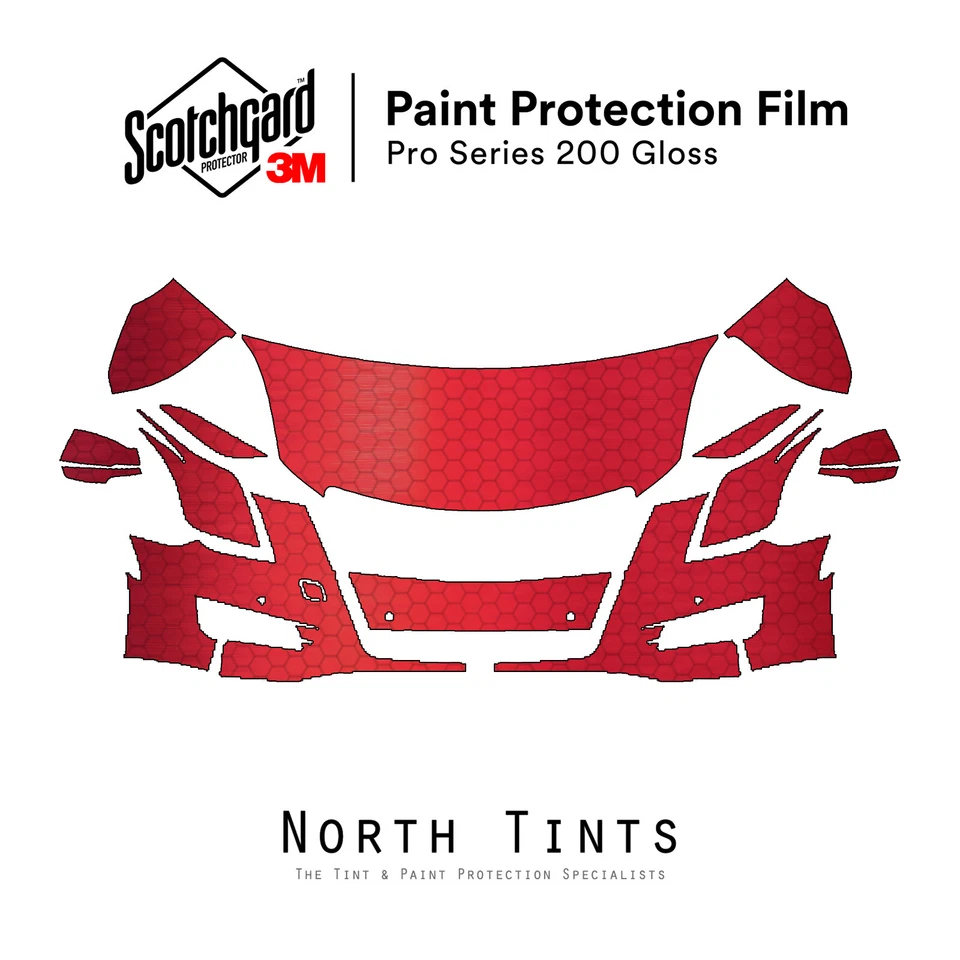 Sujetador transparente película de protección de pintura precortada serie 3M Pro Cadillac XTS 2013-2017 PPF Foto 1 de 4