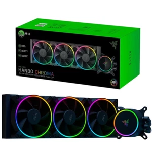 * Razer Hanbo Chroma RGB AIO Liquid Cooler 360mm aRGB Pump Cap - Zdjęcie 1 z 8