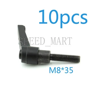 10 pcs Machinery M8 x 35mm Threaded Knob Adjustable Handle Clamping Lever - Picture 1 of 3