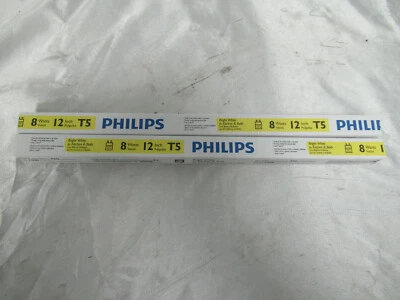 2pk Philips Bright White 8W 12" T5 Tube Bulb 046677546465 - Image 1 of 3