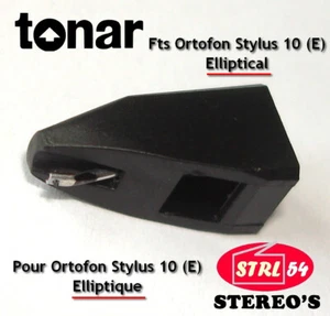 Stylus 10 ELLIPTIQUE TONAR / Ortofon OM OMP OM 10 20 30 OM5S OM5E stylus 5 nadel - Foto 1 di 11