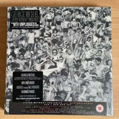 GEORGE MICHAEL LISTEN WITHOUT PREJUDICE DELUXE BOXSET BRAND NEW & SEALED CD - Image 1 of 2