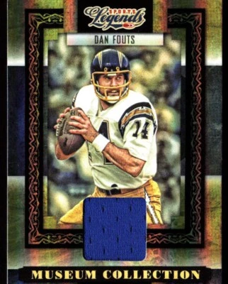 2008 Dan Fouts /250 Donruss Sports Legends - Museum Collection Materials #MC-24 - Image 1 of 3