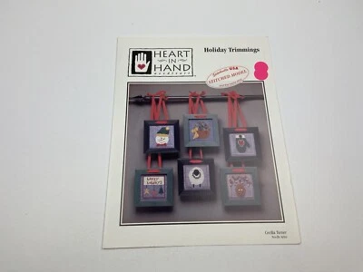 Heart In Hand Holiday Trimmings Counted Cross Stitch Pattern - Image 1 of 3