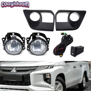For Mitsubishi L200 / Triton 2019 2020 Front Bumper Fog Light Lamp Kit with bulb - Picture 1 of 7