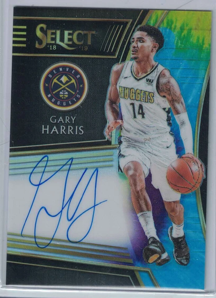 2018-19 SELECT SIGNATURES PRIZMS TIE DYE #2 GARY HARRIS #22/25 - Image 1 of 1